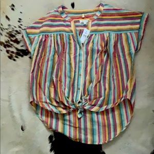 Loft striped shirt